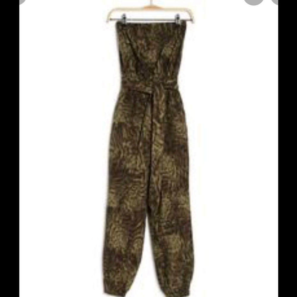 NWT GOOD AMERICAN FULL-LENGTH JUMPSUIT- jungle